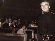 Giorgio Albertazzi al I° torneo tra cantanti di Siena e Grosseto per l'assegnazione della "LUPA ROMANA" 26.06.1970